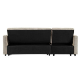 Home Detail Harry Pull-Out Sofa Bed With Reversible Storage Chaise, Beige Linen - thumbnail 6
