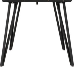Seconique Marlow Dining Set Black Marble With 4 Grey Avery Velvet Chairs - thumbnail 5