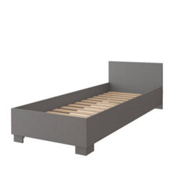 Arte Sophisticated Grey Single Bed H700mm W935mm L2060mm - Versatile Design For Modern Children's Rooms - thumbnail 2