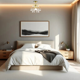 Happy Homewares Waterfall Satin Gold Ceiling Light Fitting With Clear Acrylic Spheres - thumbnail 7