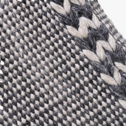 Pacific Lifestyle Indoor And Outdoor Grey And White Plaited Stripe Scatter Cushion - thumbnail 6