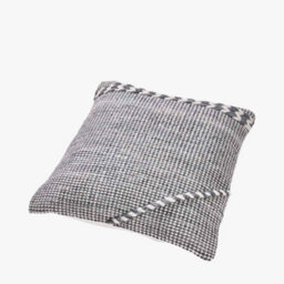 Pacific Lifestyle Indoor And Outdoor Grey And White Plaited Stripe Scatter Cushion - thumbnail 3