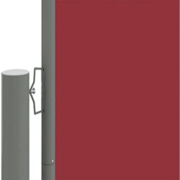Berkfield Retractable Side Awning Red 180X1000 Cm - thumbnail 3