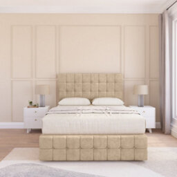 "Sloomy 2Ft6 Berlin Divan Bed Base Almond Coinston ,2 Drawers, 12"" Footboard & 26"" Struts Headboard - Small Single" - thumbnail 2