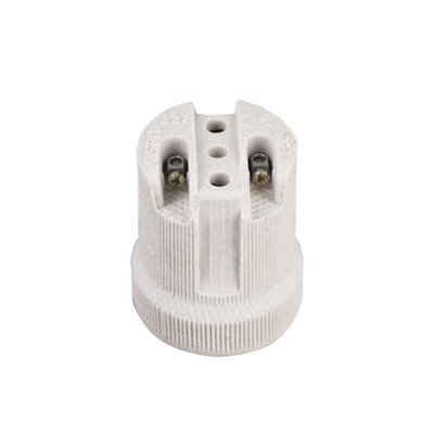 E27 Ceramic Lamp Holder Batten Heavy Duty Light Base For Commercial, Office,shop Lighting - image 1