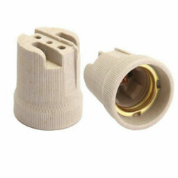 E27 Ceramic Lamp Holder Batten Heavy Duty Light Base For Commercial, Office,shop Lighting - thumbnail 6