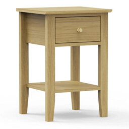 Home 1 Drawer Bedside Table Indoor Tables With Drawers - thumbnail 2