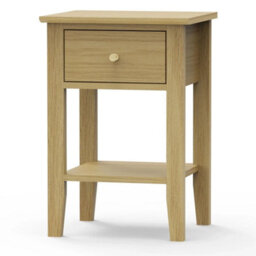 Home 1 Drawer Bedside Table Indoor Tables With Drawers - thumbnail 1