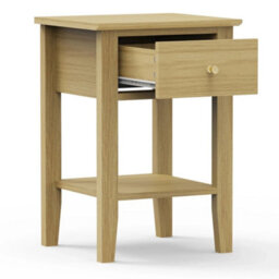 Home 1 Drawer Bedside Table Indoor Tables With Drawers - thumbnail 3