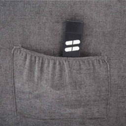 More4Homes Barnsley Fabric Electric Dual Motor Riser Rise Recliner Lift Mobility Tilt Armchair Charcoal - thumbnail 6