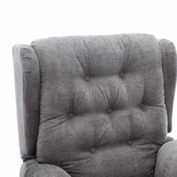 More4Homes Barnsley Fabric Electric Dual Motor Riser Rise Recliner Lift Mobility Tilt Armchair Charcoal - thumbnail 5