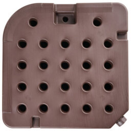 Beliani Parasol Base Caria Taupe Square 9 Kg - thumbnail 6