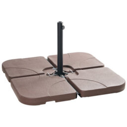 Beliani Parasol Base Caria Taupe Square 9 Kg - thumbnail 4