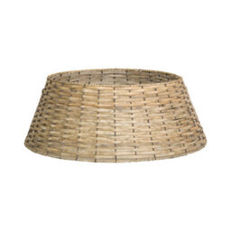 Wickerfield 3 Panel Natural Wash Wicker Christmas Tree Skirt H21 X Dia60Cm - thumbnail 1
