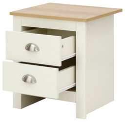 Gfw Lancaster 2 Drawer Bedside Cream - thumbnail 5