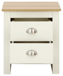 Gfw Lancaster 2 Drawer Bedside Cream - thumbnail 4