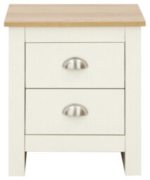 Gfw Lancaster 2 Drawer Bedside Cream - thumbnail 3