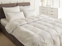 Beliani Duvet Duck Feathers And Down 6 Tog Light Warm Cervino 150 X 200 Cm - thumbnail 2