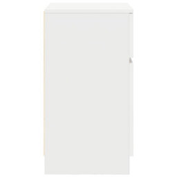 Berkfield Bedside Cabinet White 39X35X65 Cm Engineered Wood - thumbnail 7