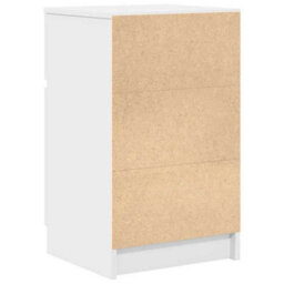 Berkfield Bedside Cabinet White 39X35X65 Cm Engineered Wood - thumbnail 8