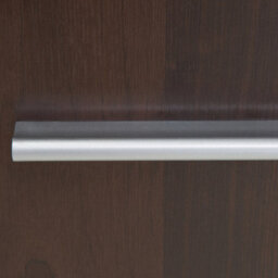 Furniture To Go Imperial Tall Glazed 1 Door 2 Drawer Narrow Cabinet In Dark Mahogany Melamine - thumbnail 7