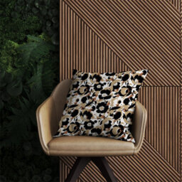 Warren Reed Designer Modern Flower Pattern Outdoor Cushion 45Cm X 45Cm - thumbnail 2