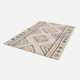 Sweeek - Interior Rug With Cream Blue And Orange Berber Pattern Ralph 290X200X3Cm   Sweeek - thumbnail 2