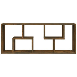 Vidaxl Wall Shelf Smoked Oak 36X16X90 Cm Engineered Wood - thumbnail 4