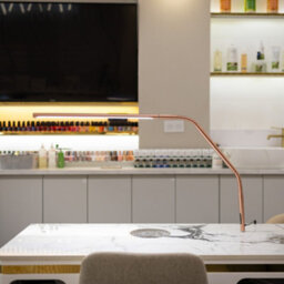 Slimline 4 Table Lamp Rose Gold 6000K Daylight Led 1000 Lumens Usb-C Port 4-Step Dimmable - thumbnail 6
