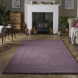 Naturelle Mayfair Esme 80X150Cm Mauve Wool Rug - thumbnail 1