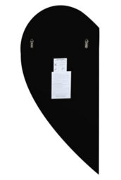Mirroroutlet The Lunae Frameless Semi Wing Wall Mirror 100 X 50Cm Right - thumbnail 3