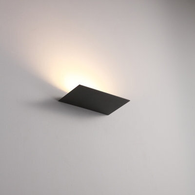 Ultra Beam Lighting Ultrabeam Black Indoor Led Wall Uplighter 12 Watt Led 1000 Lumens Width 230mm - image 1