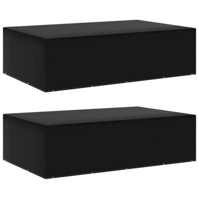 Walplus Outdoor Garden Furniture Covers 2 Pcs 12 Eyelets 325X205X90 Cm - image 1