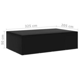 Walplus Outdoor Garden Furniture Covers 2 Pcs 12 Eyelets 325X205X90 Cm - thumbnail 6