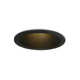 Ideal Lux Luminosa Tag Led Recessed Downlight Black 2700K