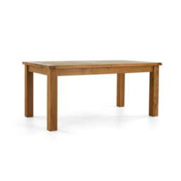 Zelah Oak 150-200Cm Extendable Dining Table Seats 4-6  - By Roseland Furniture - thumbnail 2
