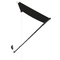 Berkfield Retractable Awning With Led 300X150 Cm Anthracite - thumbnail 6