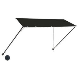 Berkfield Retractable Awning With Led 300X150 Cm Anthracite - thumbnail 3