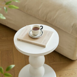 Nordlys Natural Solid Wood Side Table Modern Design Style Living Room - thumbnail 5