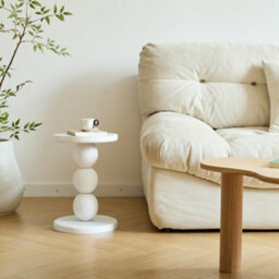 Nordlys Natural Solid Wood Side Table Modern Design Style Living Room - thumbnail 4