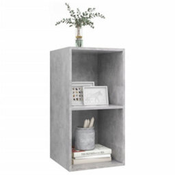 Berkfield Wall-Mounted Tv Cabinet Concrete Grey 37X37X72 Cm Engineered Wood - thumbnail 3