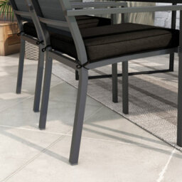 Outsunny Set Of 4 Outdoor Seat Cushion With Ties, For Patio Furniture, Black - thumbnail 7