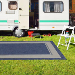 Homeart Outdoor Rugs Easy Cleaning Area Rugs For Balcony,garden,picnic,uv Weather Resistant  D.blue Cream, 200 X 290 Cm - thumbnail 3