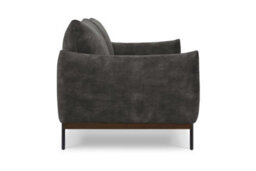 Home Detail Bakerloo 3 Seater Velvet Sofa, Steel Grey Velvet - thumbnail 4
