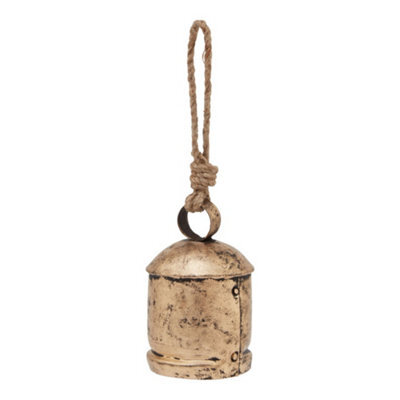 Hill Interiors Antique Bell Bauble Gold (One Size) - image 1