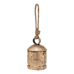 Hill Interiors Antique Bell Bauble Gold (One Size)