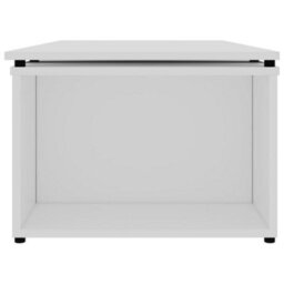 Berkfield Stylish Coffee Table White 150X50X35 Cm Engineered Wood - thumbnail 8