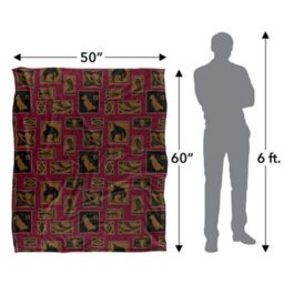Jq Licensing Rodeo Roundup Silky Patterned Supersoft Blanket Brown/maroon (One Size) - thumbnail 5