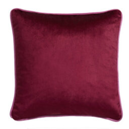 Laurence Llewelyn-Bowen Birdity Absurdity Soft Touch Velvet Pink Filled Cushion - thumbnail 3
