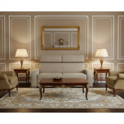 Oslo M 3 Living Room Sofa No Sleeping Function Mdf Chipboard Polyurethane Foam Wooden Frame 200X100X85 100Cm Beige - thumbnail 2